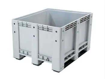 Caisse-palette en plastique à parois solides
