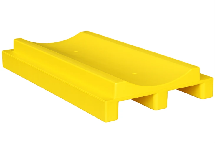Plastique 2- palette de berceau de rouleau