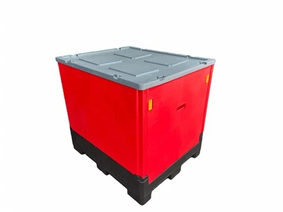 Caisse-palette liquide pliable en PEHD 1000L