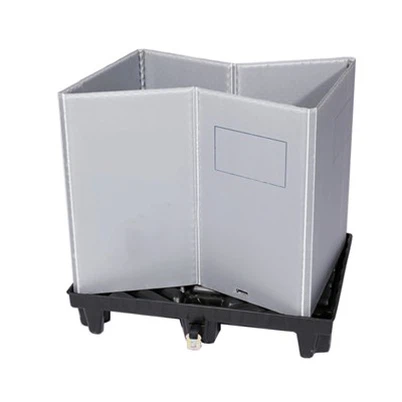 Boîte à manches pliables en plastique